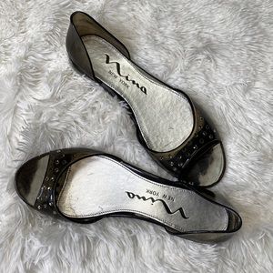 Nina Jelly Sandals with Rhinestones, size 8